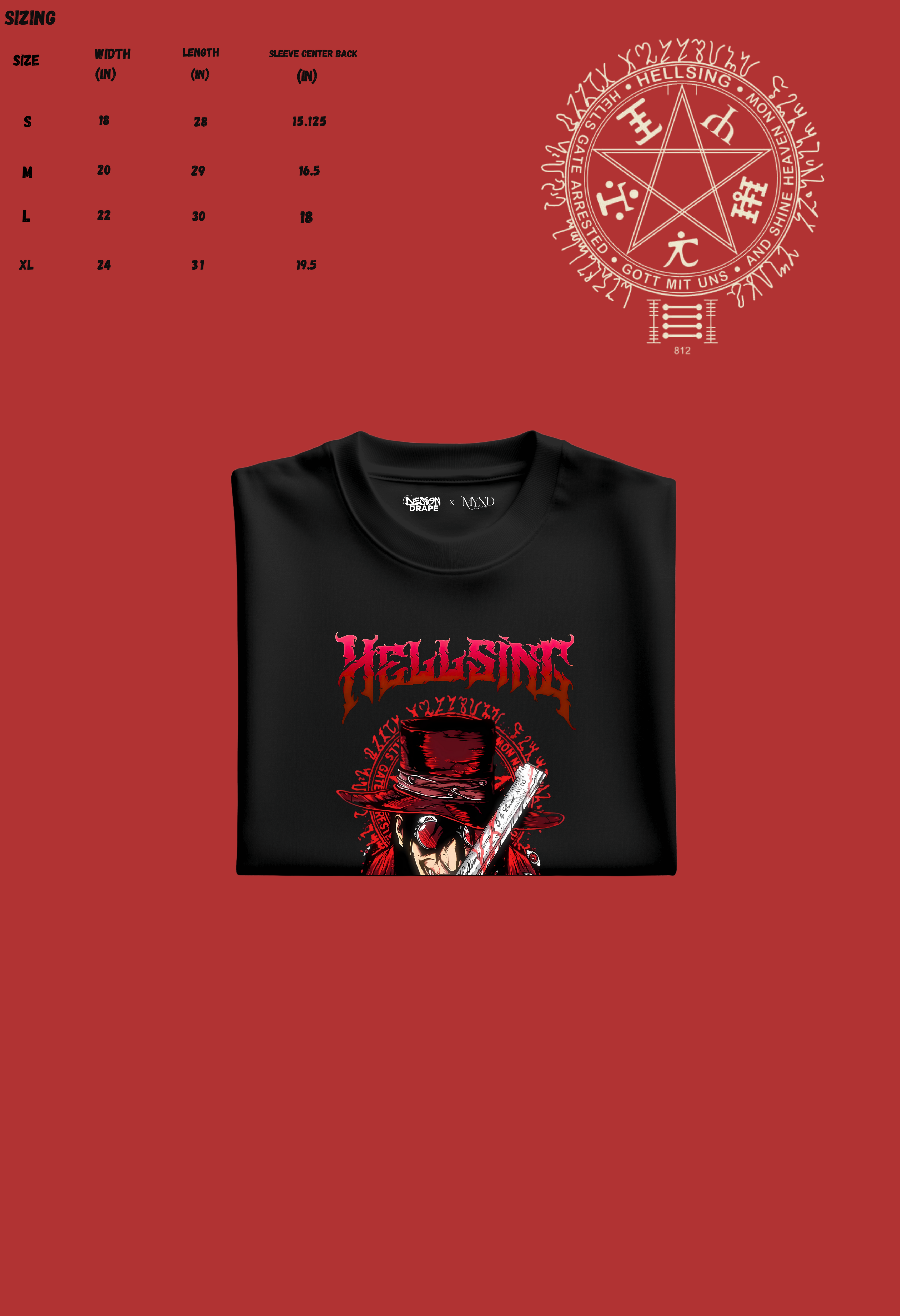 Hellsing Alucard Anime T-Shirt – Black Graphic Tee | Vampire Hunter Streetwear