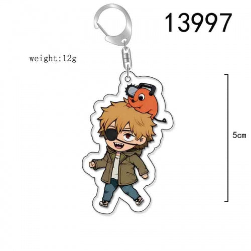 Chainsaw Man Anime Acrylic Keychain V8